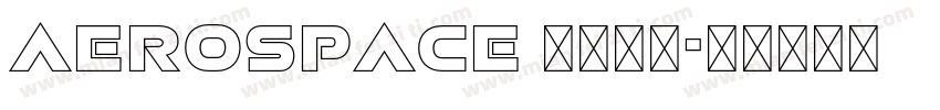 aerospace 航空宇宙字体转换